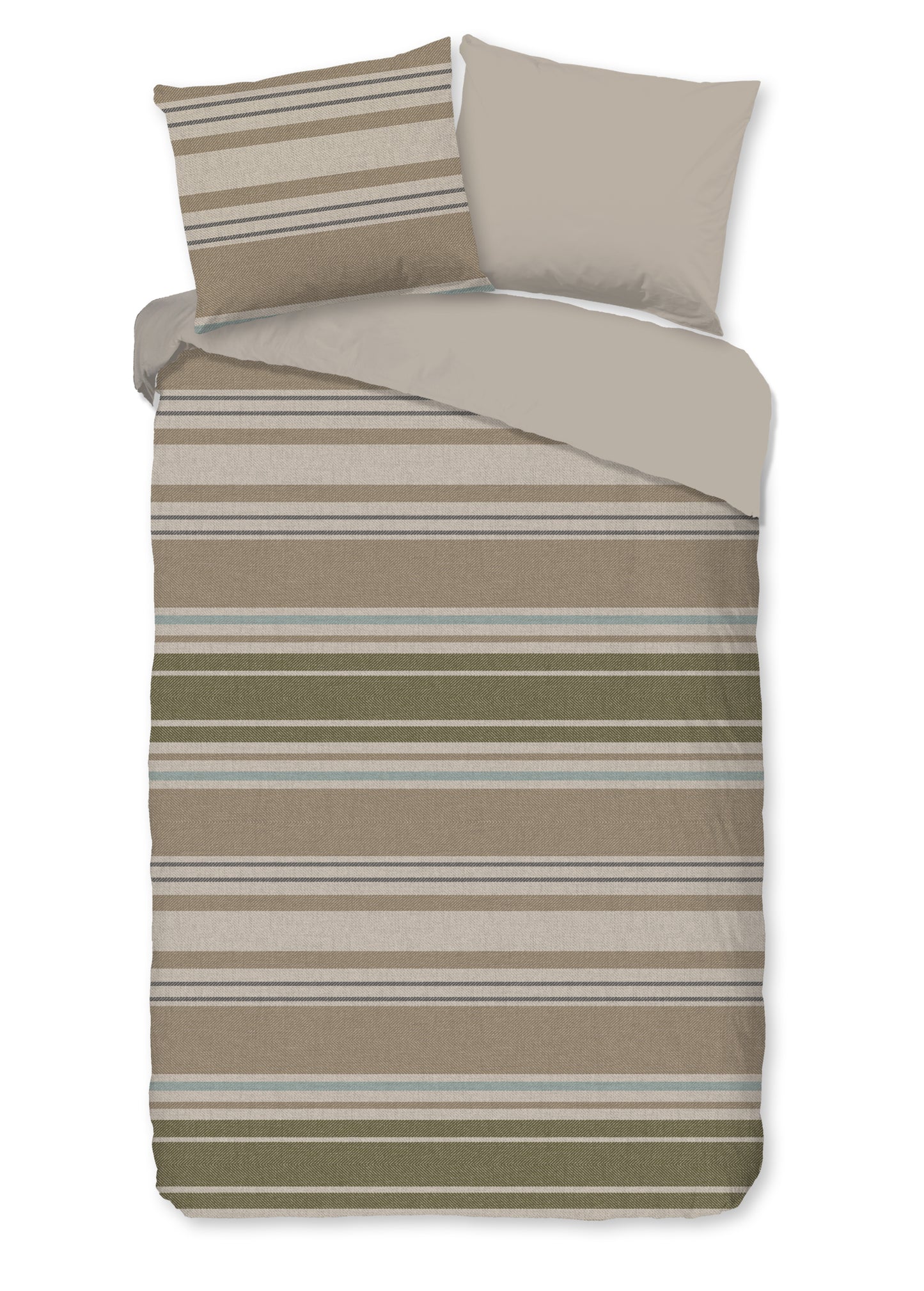 Dekbedovertrek Good Morning Oxford flanel - 1 persoons 140Ã—200/220 cm