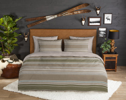 Dekbedovertrek Good Morning Oxford flanel - Lits jumeaux XL 260x200/220 cm
