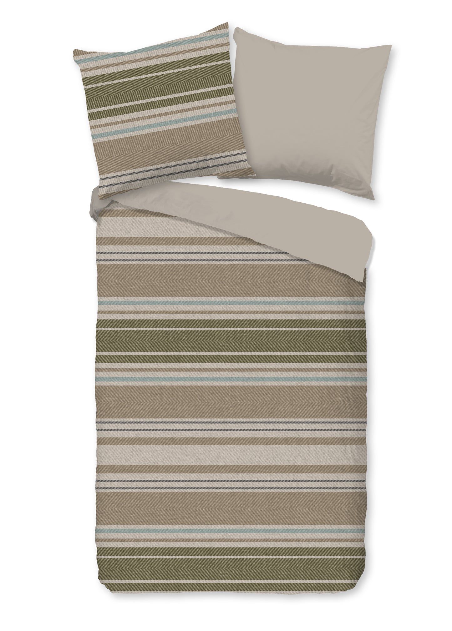 Dekbedovertrek Good Morning Oxford flanel - Duitsland 200x200 + 2* 80x80 cm