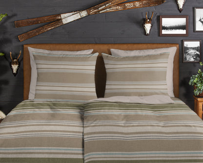Dekbedovertrek Good Morning Oxford flanel - Duitsland 200x200 + 2* 80x80 cm