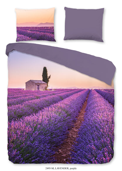 Dekbedovertrek Pure microvezel Lavender - 1 persoons 140Ã—200/220 cm