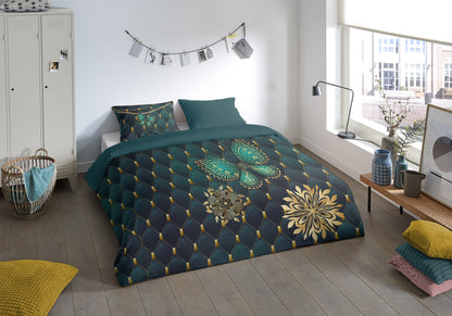 Dekbedovertrek Pure microvezel Lavanya - 1 persoons 140Ã—200/220 cm