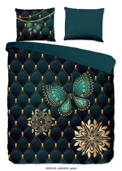 Dekbedovertrek Pure microvezel Lavanya - Lits jumeaux 240x200/220 cm
