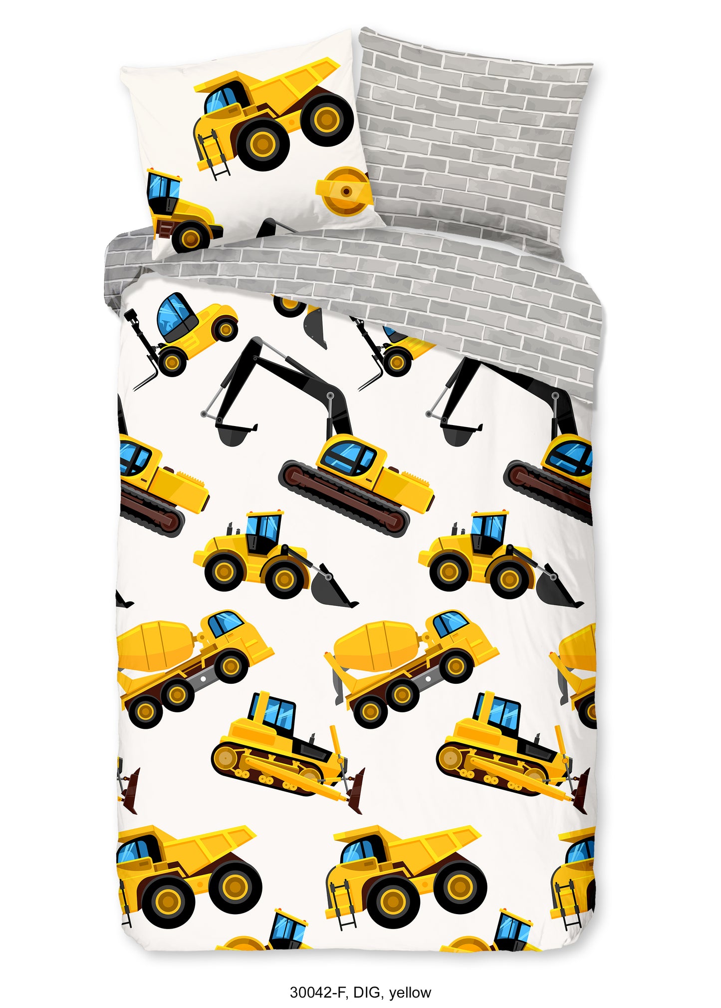Kinderdekbedovertrek Good Morning Flanel Dig - 1 persoons 140Ã—200/220 cm
