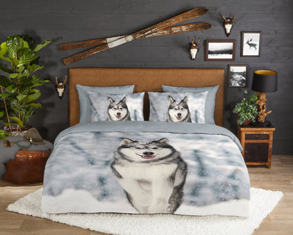 Dekbedovertrek Good Morning Flanel Husky - 1 persoons 140Ã—200/220 cm