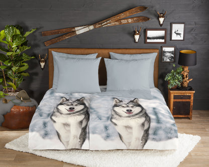 Dekbedovertrek Good Morning Flanel Husky - Oostenrijk 140x200 + 1* 70x90 cm