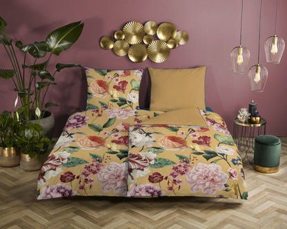 Dekbedovertrek Descanso Fiori - Duitsland 200x200 + 2* 80x80 cm