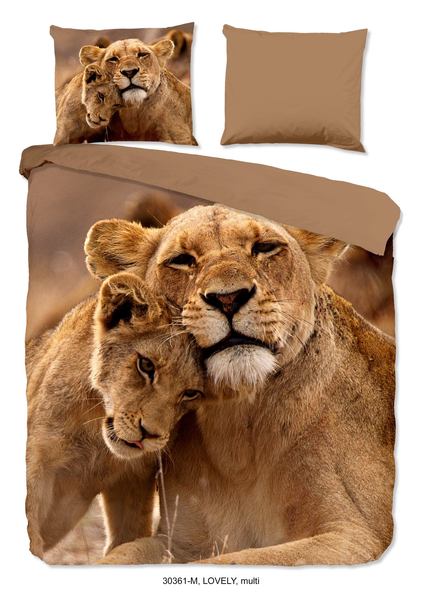 Dekbedovertrek Pure microvezel Lovely - Lits jumeaux 240x200/220 cm