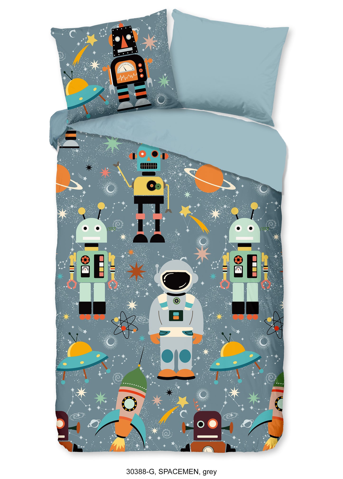 Kinderdekbedovertrek Good Morning Spacemen