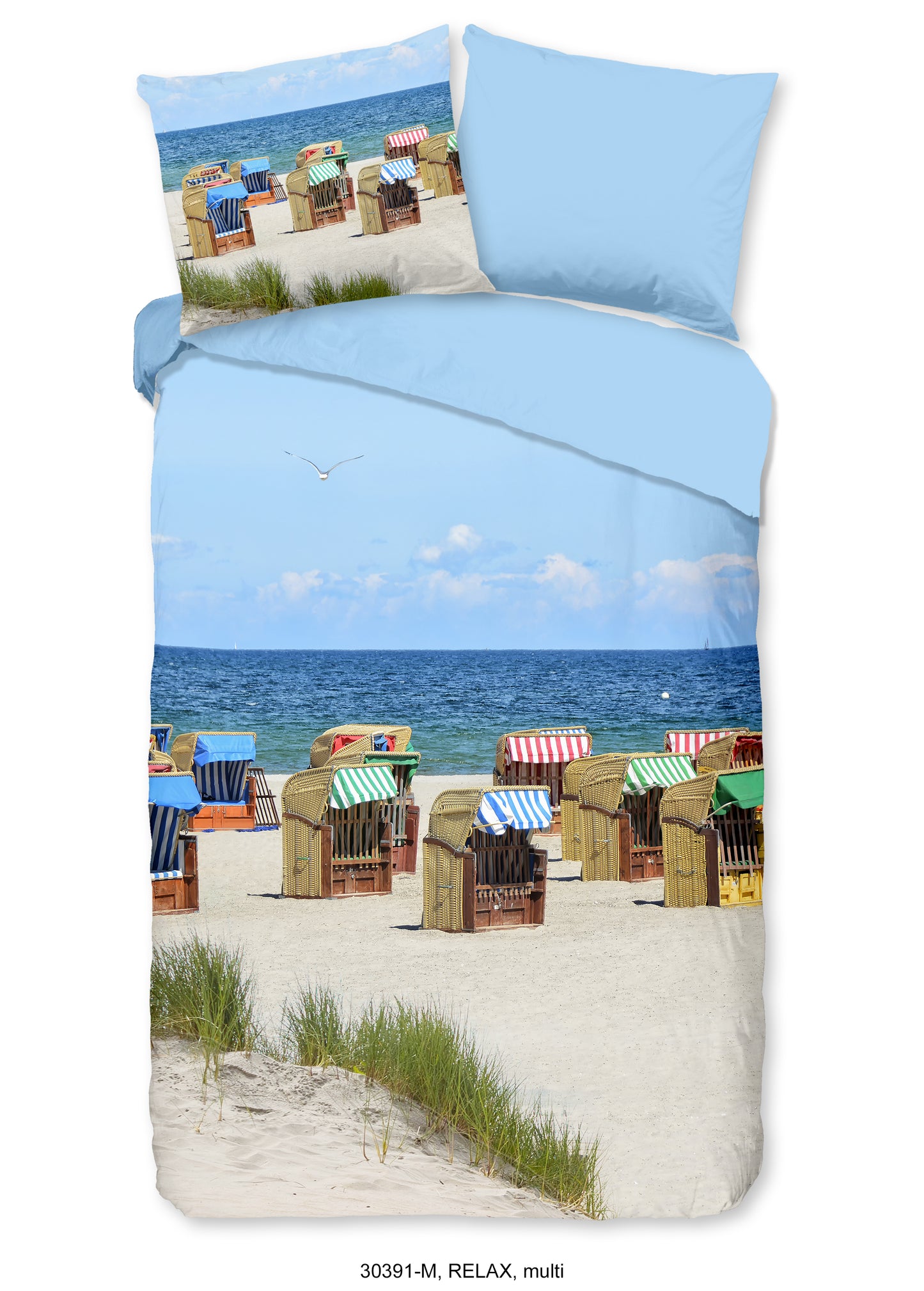 Dekbedovertrek Pure microvezel Relax - 1 persoons 140Ã—200/220 cm
