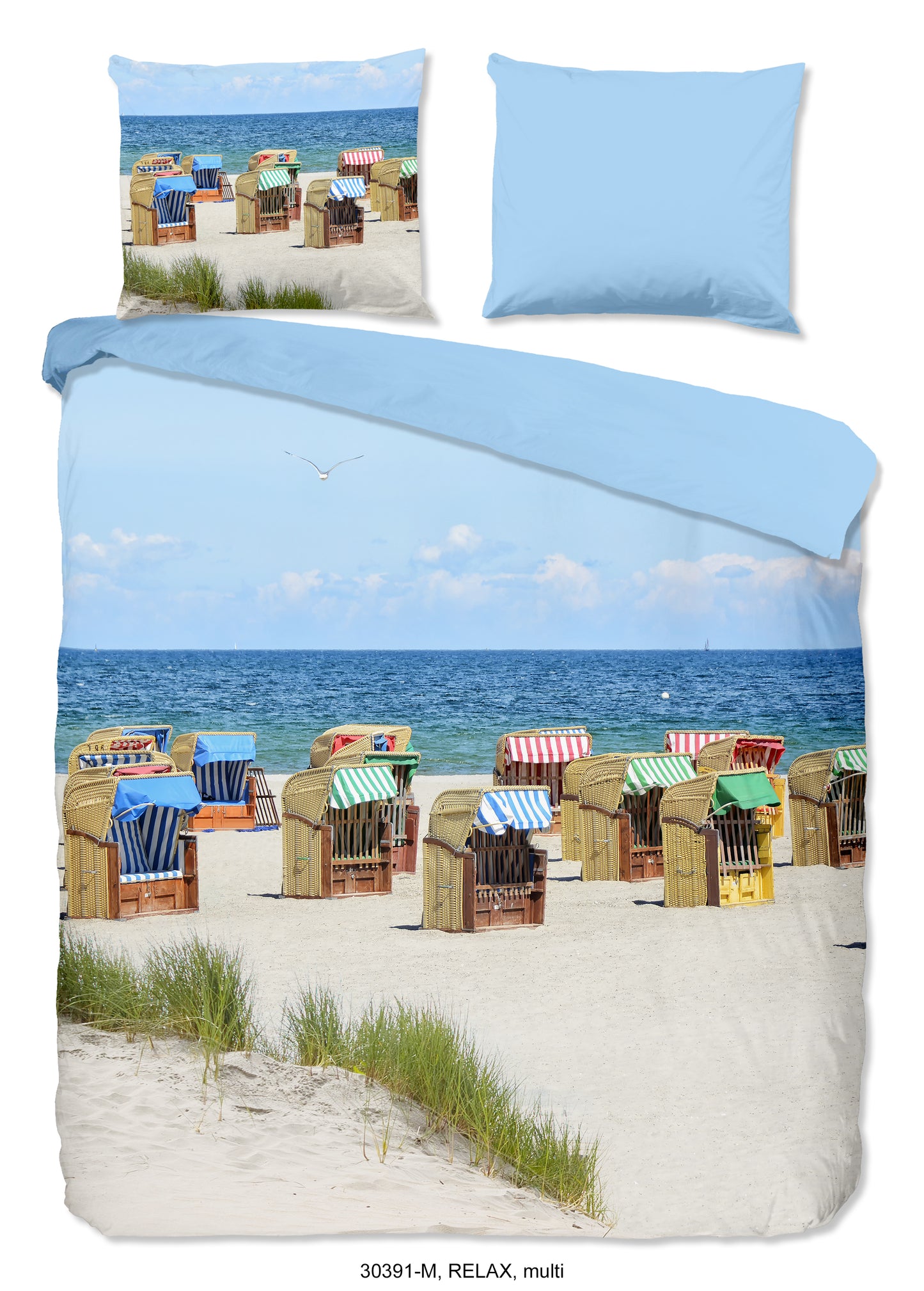 Dekbedovertrek Pure microvezel Relax - Lits jumeaux 240x200/220 cm