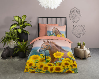 Kinderdekbedovertrek Good Morning Beauty - 1 persoons 140Ã—200/220 cm
