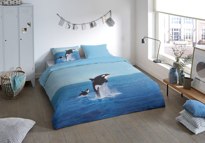 Dekbedovertrek Pure microvezel Orca - 2 persoons 200x200/220 cm