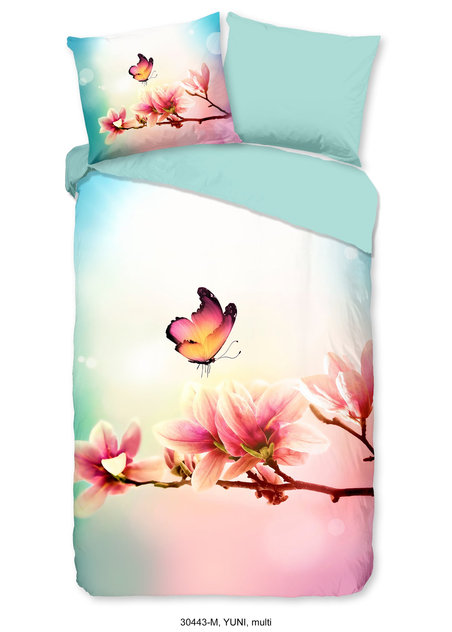 Dekbedovertrek Pure microvezel Yuni - 1 persoons 140Ã—200/220 cm