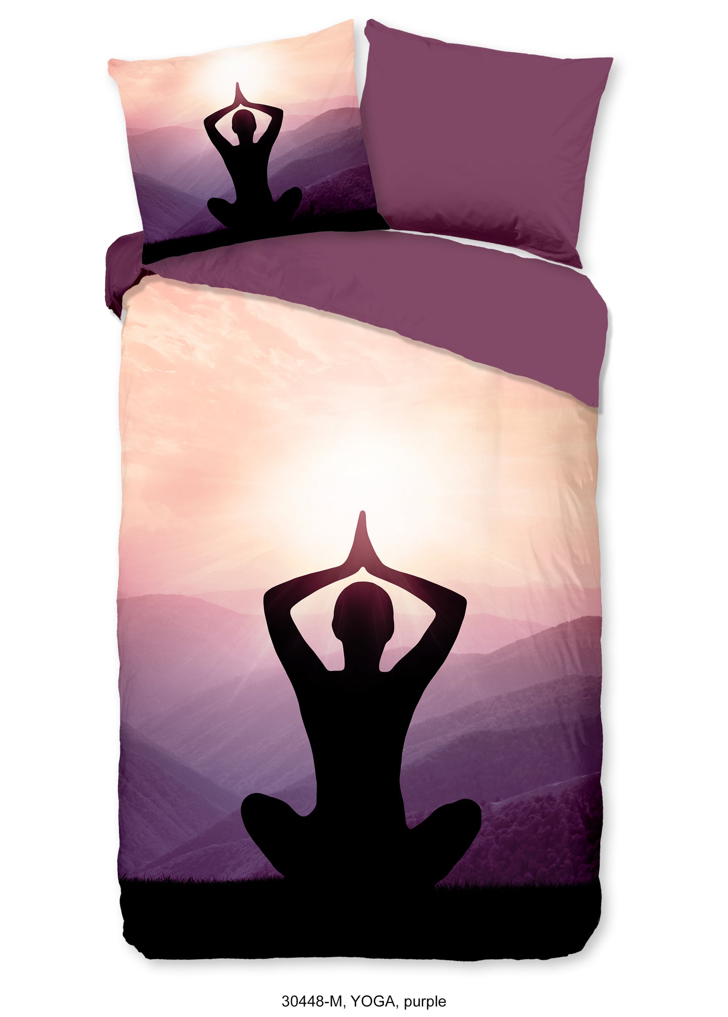 Dekbedovertrek Pure microvezel Yoga - 1 persoons 140Ã—200/220 cm