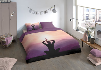 Dekbedovertrek Pure microvezel Yoga - 2 persoons 200x200/220 cm