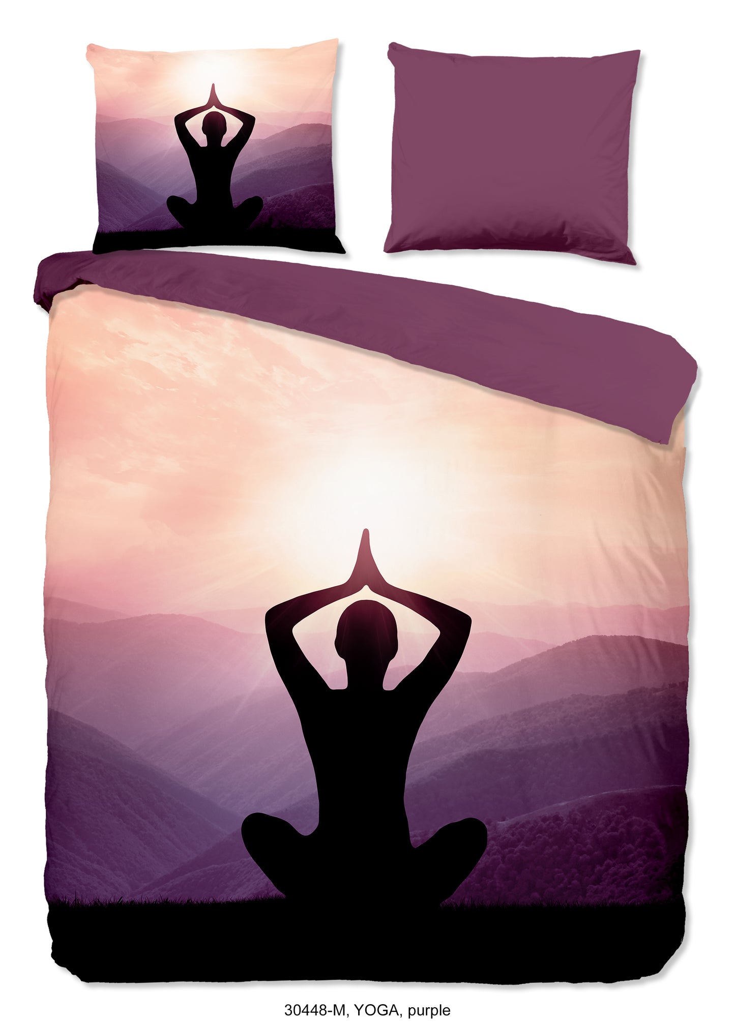 Dekbedovertrek Pure microvezel Yoga - Lits jumeaux 240x200/220 cm