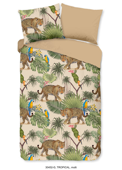 Dekbedovertrek Good Morning Tropical - 1 persoons 140Ã—200/220 cm