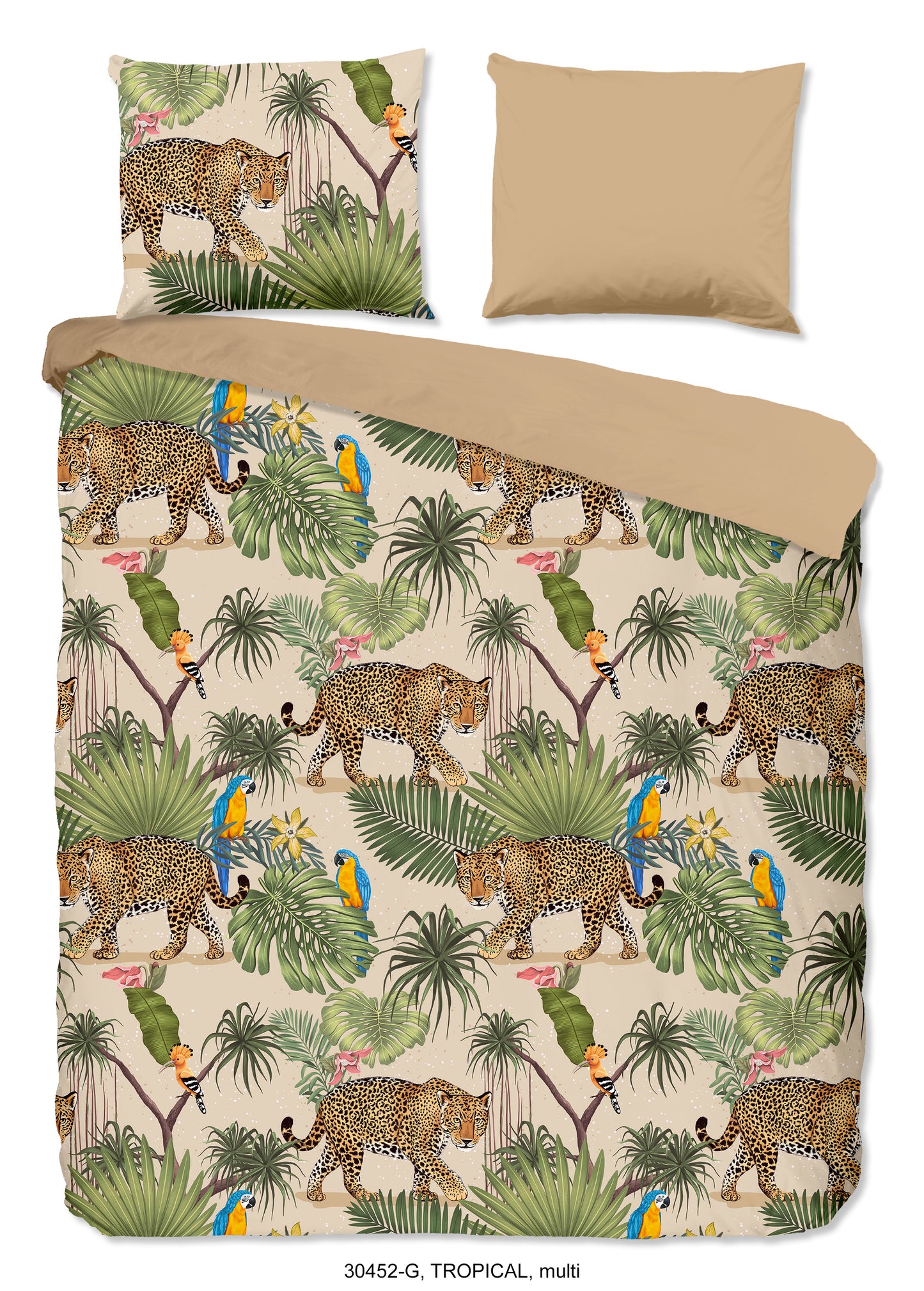 Dekbedovertrek Good Morning Tropical - Lits jumeaux 240x200/220 cm