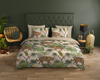 Dekbedovertrek Good Morning Tropical - Lits jumeaux 240x200/220 cm