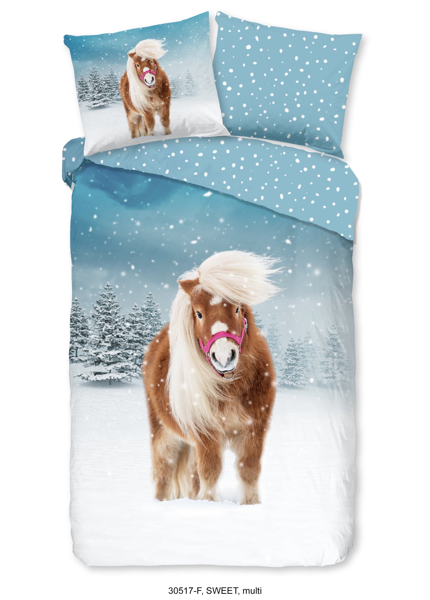 Kinderdekbedovertrek Good Morning Flanel Sweet - 1 persoons 140Ã—200/220 cm