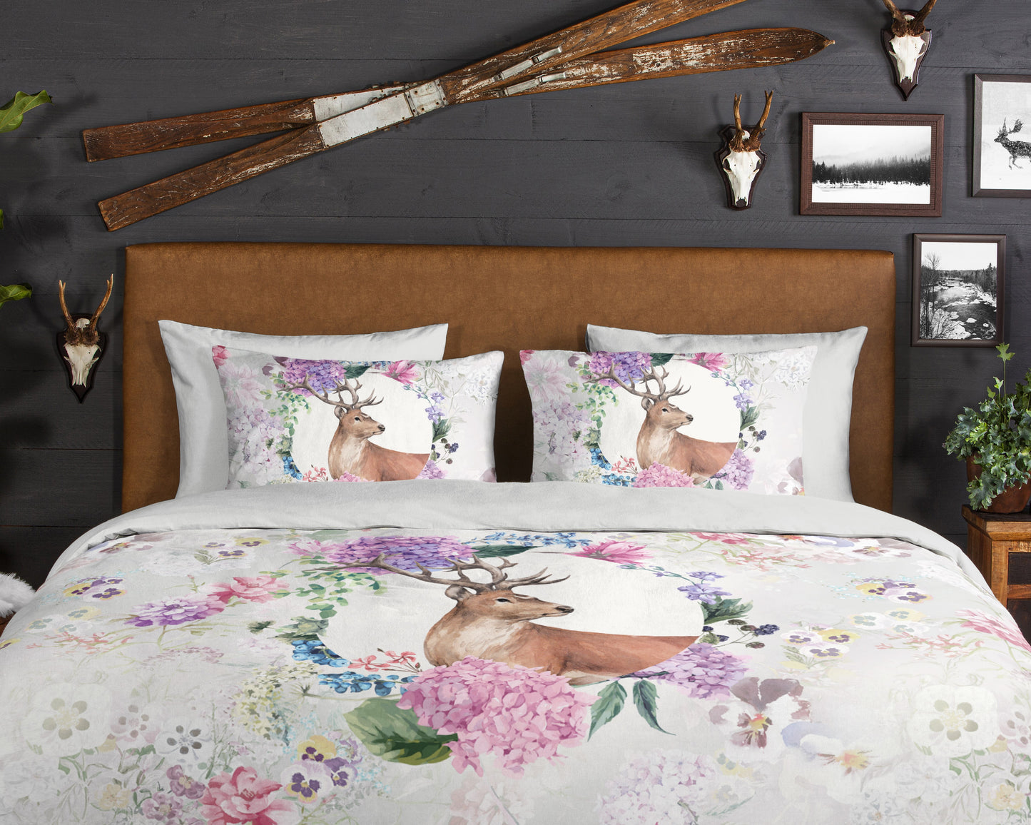 Dekbedovertrek Good Morning Flanel Vedet - 1 persoons 140Ã—200/220 cm
