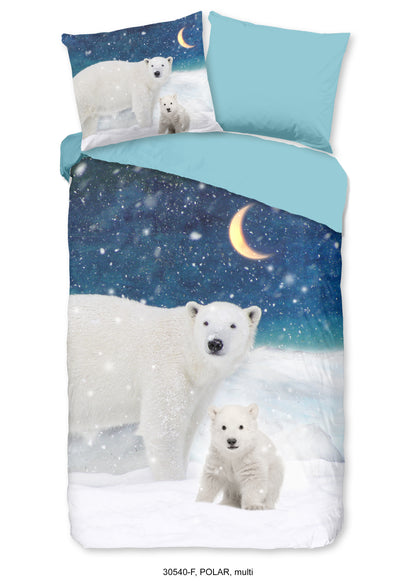 Kinderdekbedovertrek Good Morning Flanel Polar - 1 persoons 140Ã—200/220 cm
