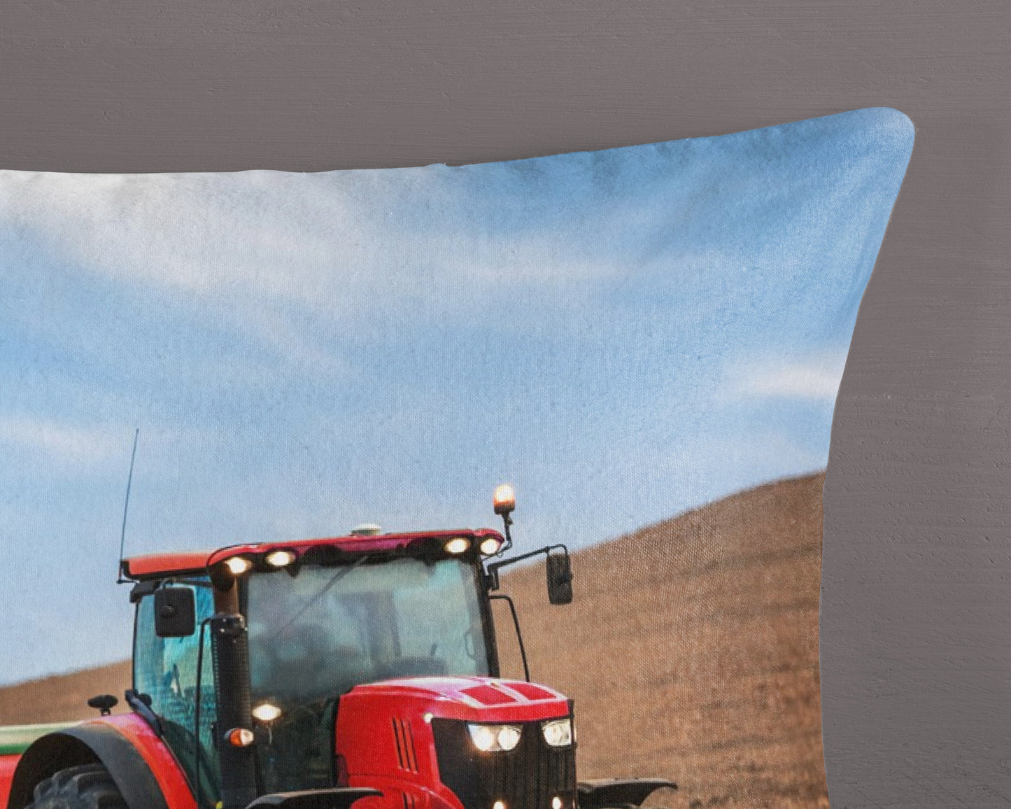 Kinderdekbedovertrek Good Morning Flanel Tractor - Duitsland 135x200 + 1* 80x80 cm