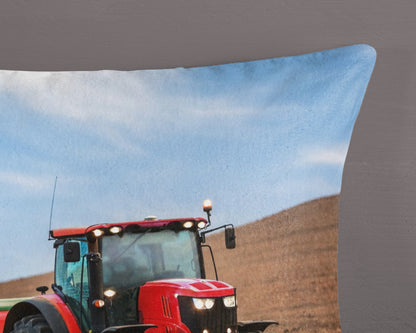 Kinderdekbedovertrek Good Morning Flanel Tractor - Duitsland 135x200 + 1* 80x80 cm