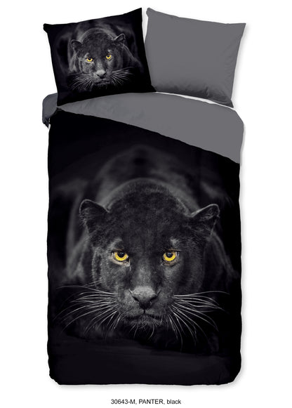 Dekbedovertrek Pure microvezel Panter - 1 persoons 140Ã—200/220 cm