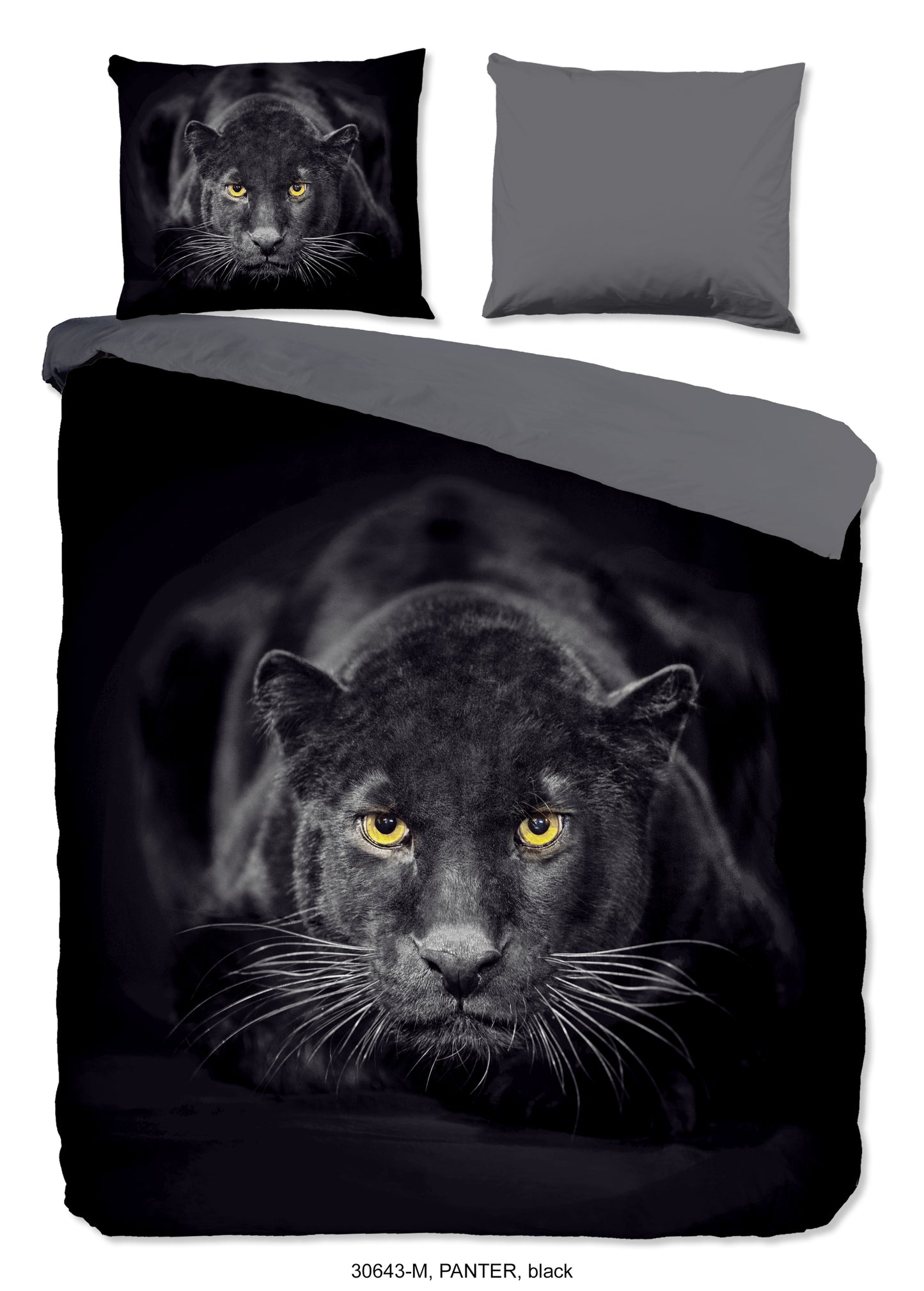 Dekbedovertrek Pure microvezel Panter - 2 persoons 200x200/220 cm