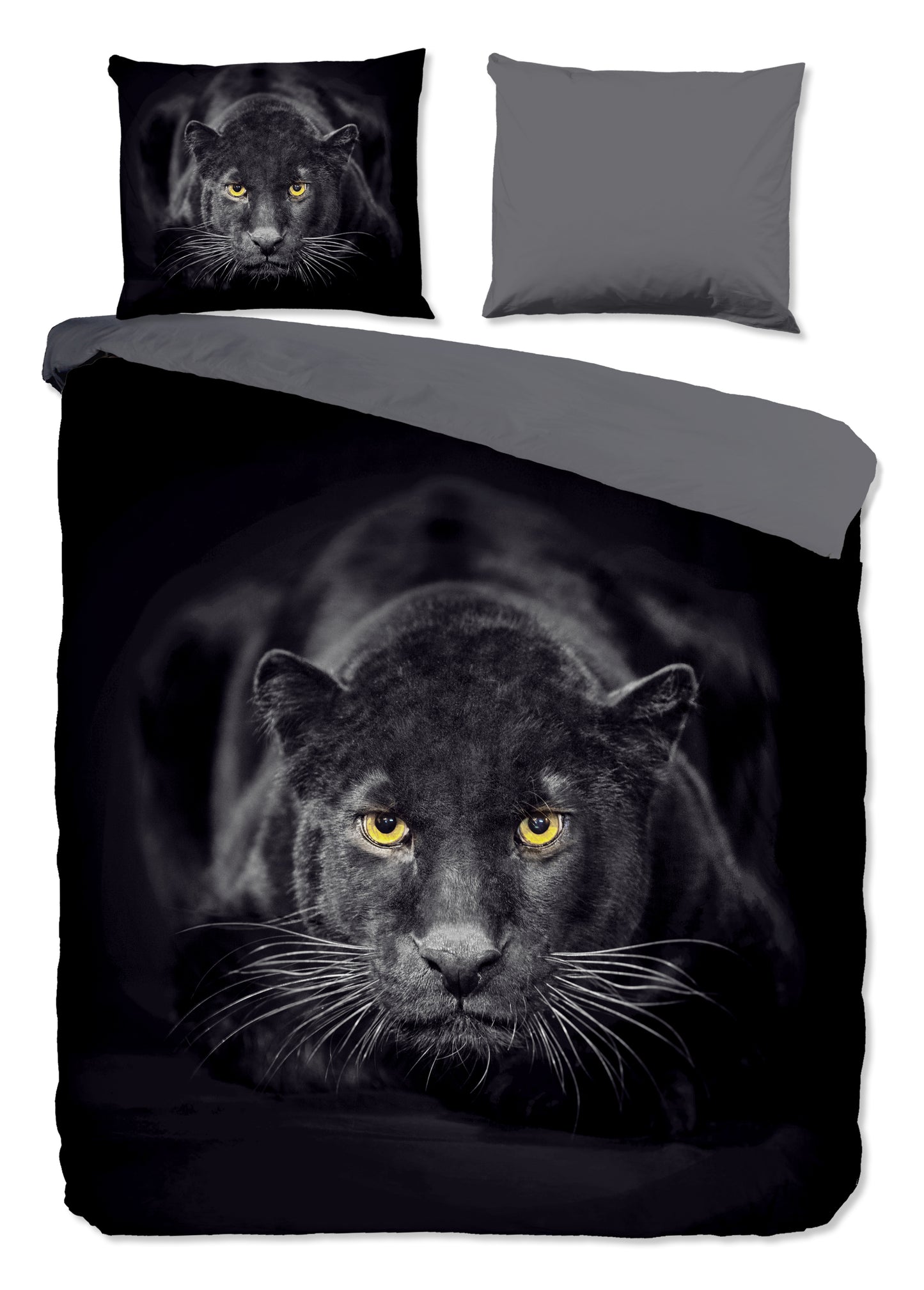 Dekbedovertrek Pure microvezel Panter - Lits jumeaux 240x200/220 cm