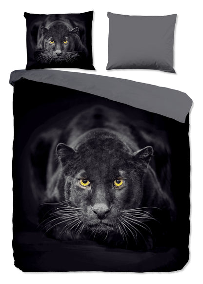Dekbedovertrek Pure microvezel Panter - Lits jumeaux 240x200/220 cm