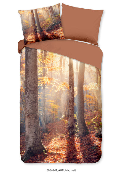 Dekbedovertrek Pure microvezel Autumn - 1 persoons 140Ã—200/220 cm