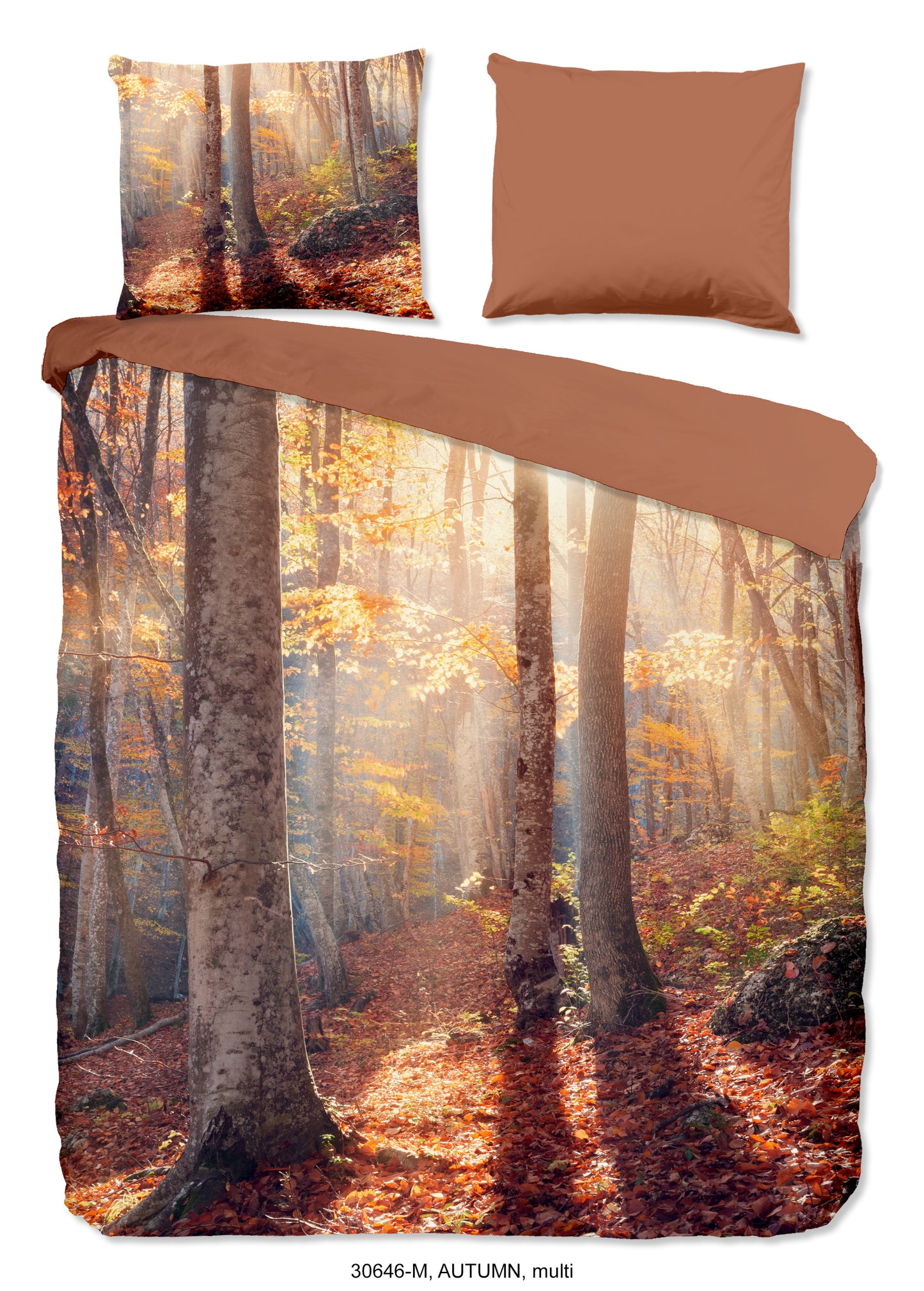 Dekbedovertrek Pure microvezel Autumn - 2 persoons 200x200/220 cm