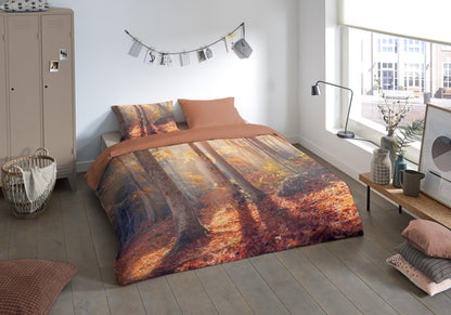 Dekbedovertrek Pure microvezel Autumn - Lits jumeaux 240x200/220 cm