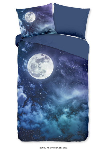 Dekbedovertrek Pure microvezel Universe - 1 persoons 140Ã—200/220 cm