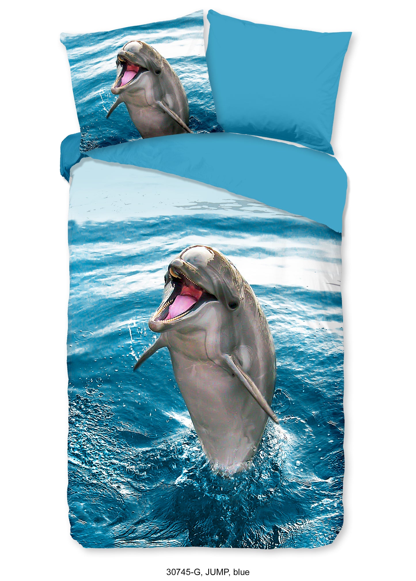 Kinderdekbedovertrek Good Morning Jump - 1 persoons 140Ã—200/220 cm