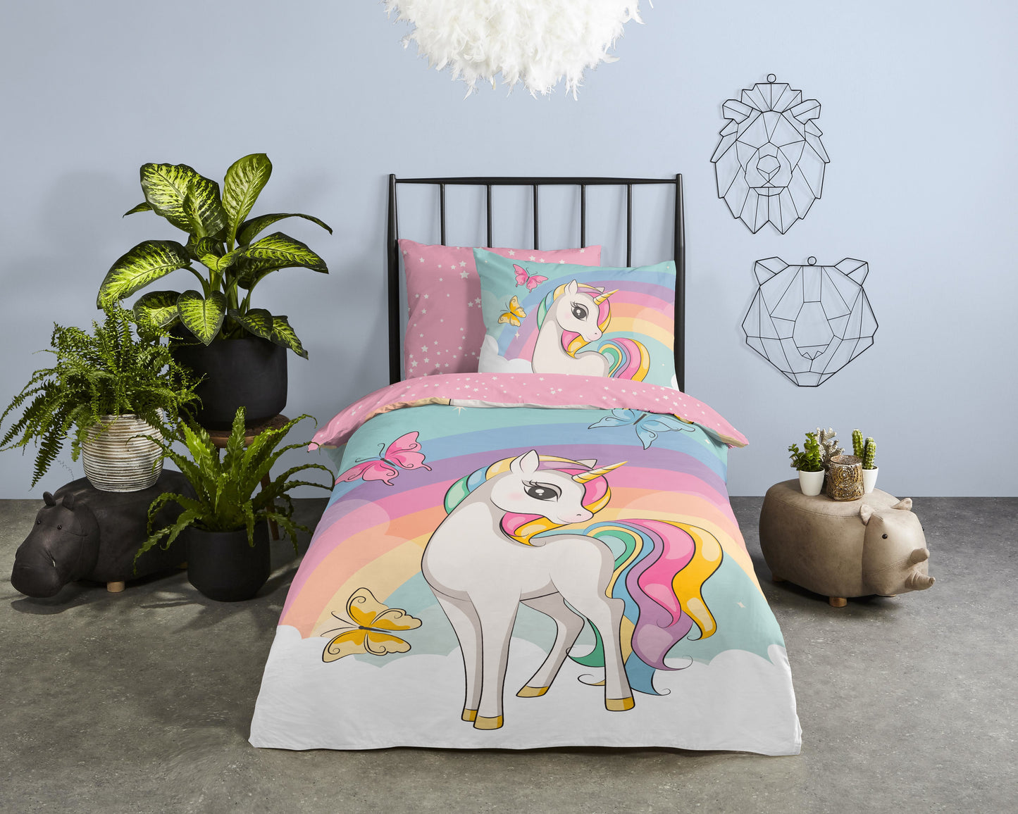 Kinderdekbedovertrek Good Morning Dash - 1 persoons 140Ã—200/220 cm