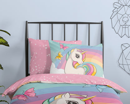 Kinderdekbedovertrek Good Morning Dash - 1 persoons 140Ã—200/220 cm