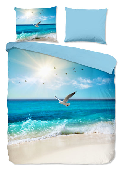 Dekbedovertrek Good Morning Sealife - 2 persoons 200x200/220 cm
