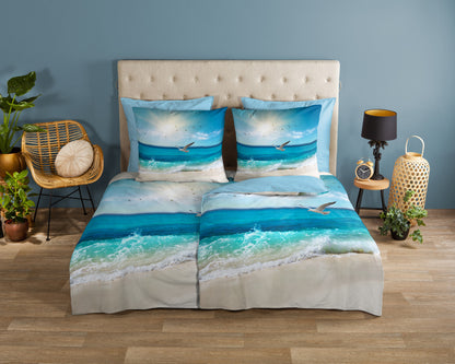 Dekbedovertrek Good Morning Sealife - Duitsland 135x200 + 1* 80x80 cm