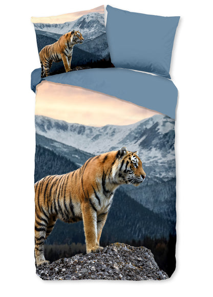 Dekbedovertrek Pure microvezel Sky - 1 persoons 140Ã—200/220 cm