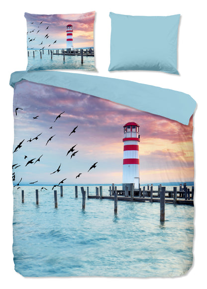 Dekbedovertrek Pure microvezel Lighthouse - 2 persoons 200x200/220 cm