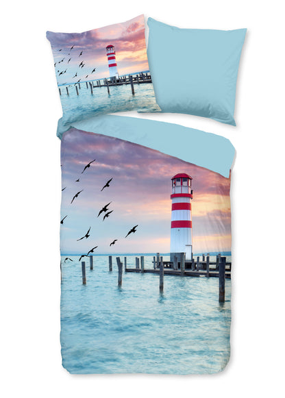 Dekbedovertrek Pure microvezel Lighthouse - Duitsland 135x200 + 1* 80x80 cm