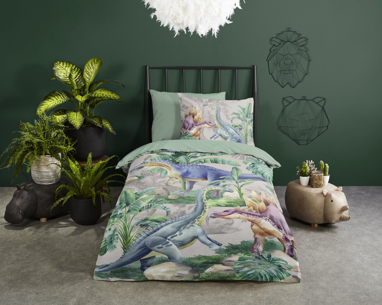 Kinderdekbedovertrek Good Morning Century - 1 persoons 140Ã—200/220 cm