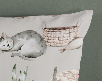 Kinderdekbedovertrek Good Morning Catlife - Duitsland 135x200 + 1* 80x80 cm