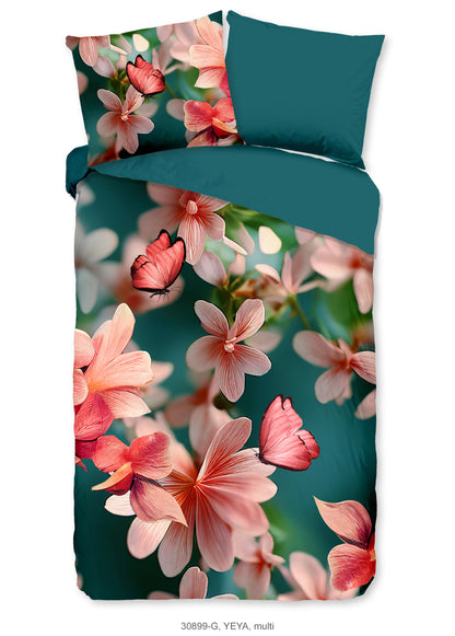 Dekbedovertrek Pure microvezel Yeya - 1 persoons 140Ã—200/220 cm