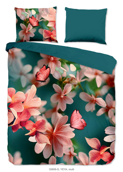 Dekbedovertrek Pure microvezel Yeya - Lits jumeaux 240x200/220 cm