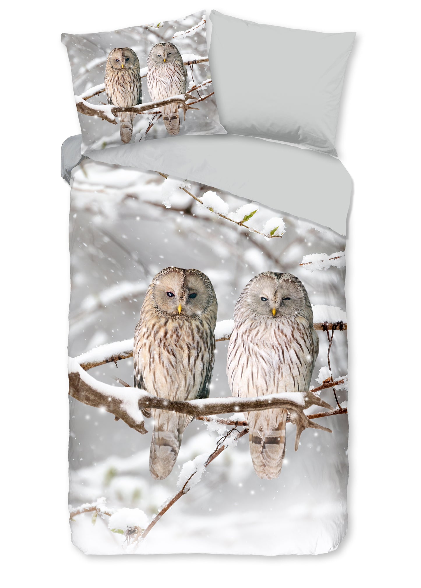 Dekbedovertrek Good Morning Flanel Febe - Lits jumeaux 240x200/220 cm